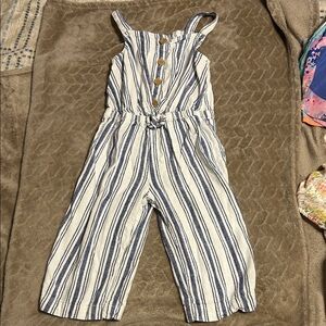 OshKosh B'gosh Navy and White Striped One Piece